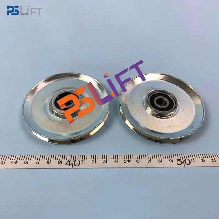 Elevator Wire Rope Pulley 90*11*6200