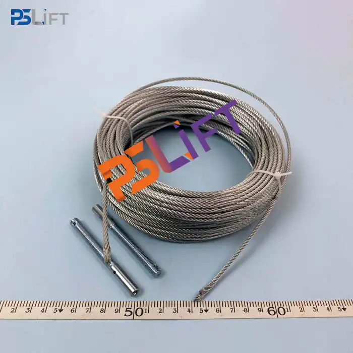 Door Opening Rope L4000mm φ3mm Elevator 